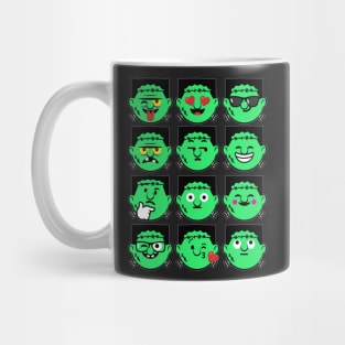 Emoji Faces Frankenstein Mug